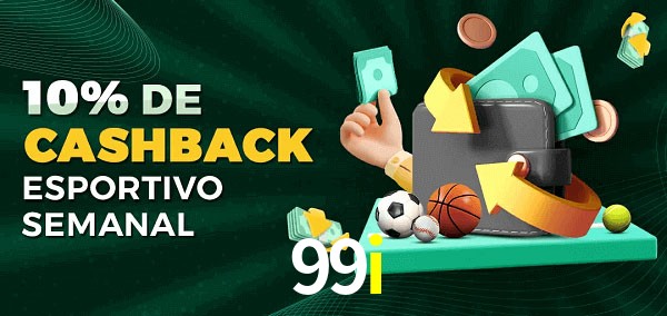 10% de bônus de cashback na 99i